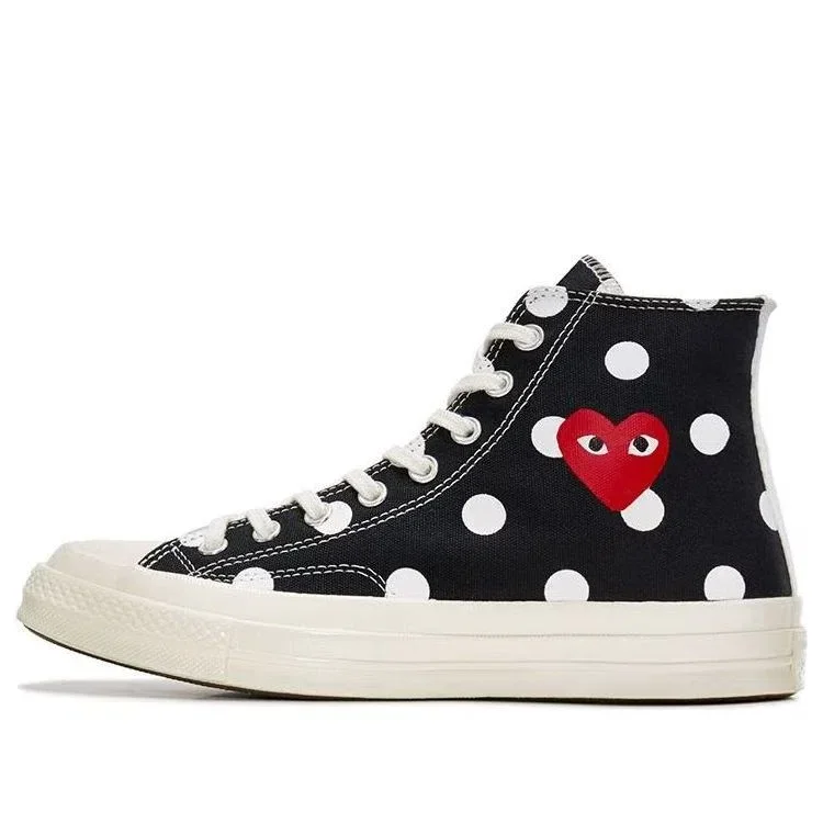 Converse x COMME des GARCONS PLAY Chuck 70 Hi «Black Polka Dot» Converse x COMME des GARCONS PLAY Chuck 70 Hi «Black Polka Dot»