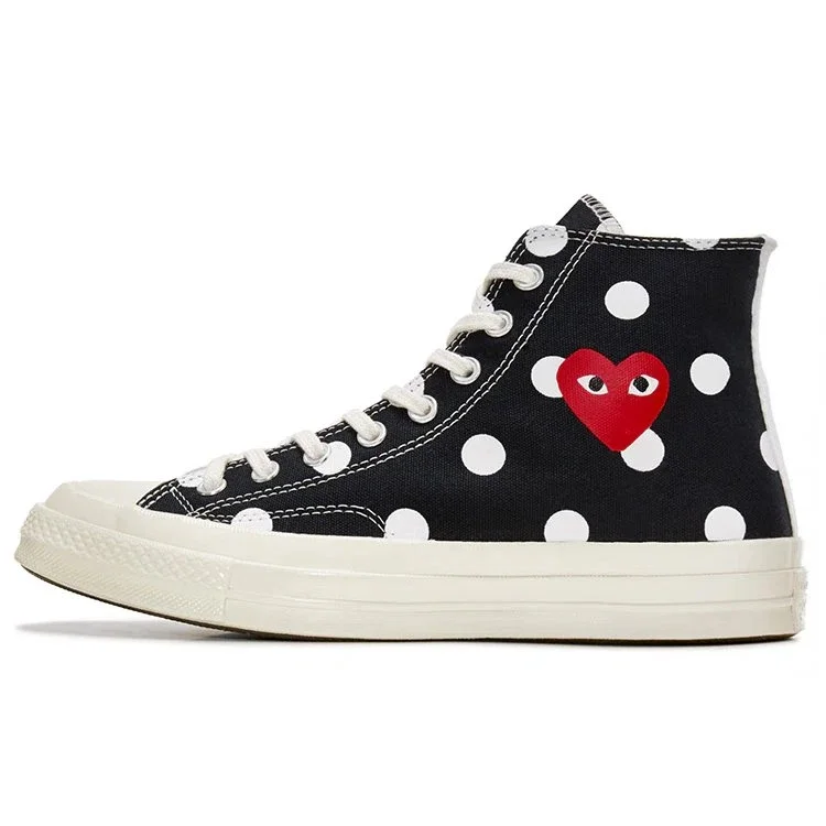 Converse x COMME des GARCONS PLAY Chuck 70 Hi «Black Polka Dot» Converse x COMME des GARCONS PLAY Chuck 70 Hi «Black Polka Dot»