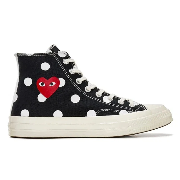 Converse x COMME des GARCONS PLAY Chuck 70 Hi «Black Polka Dot» Converse x COMME des GARCONS PLAY Chuck 70 Hi «Black Polka Dot»