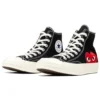 Converse x COMME des GARCONS PLAY Chuck 70 Hi «Black Red»