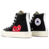 Converse x COMME des GARCONS PLAY Chuck 70 Hi «Black Red»