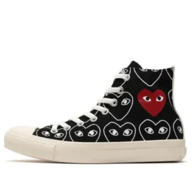 Converse x COMME des GARCONS PLAY Chuck 70 Hi Heart Print «Black»