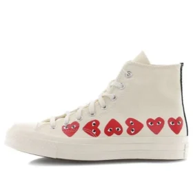 Converse x COMME des GARCONS PLAY Chuck 70 Hi Top «Multi Heart»
