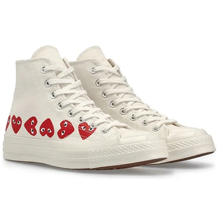 Converse x COMME des GARCONS PLAY Chuck 70 Hi Top «Multi Heart» Converse x COMME des GARCONS PLAY Chuck 70 Hi Top «Multi Heart»