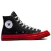 Converse x COMME des GARCONS PLAY Chuck 70 High «Black Red»