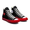 Converse x COMME des GARCONS PLAY Chuck 70 High «Black Red»