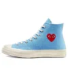 Converse x COMME des GARCONS PLAY Chuck 70 High «Bright Blue» Converse x COMME des GARCONS PLAY Chuck 70 High «Bright Blue»