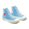 Converse x COMME des GARCONS PLAY Chuck 70 High «Bright Blue» Converse x COMME des GARCONS PLAY Chuck 70 High «Bright Blue»
