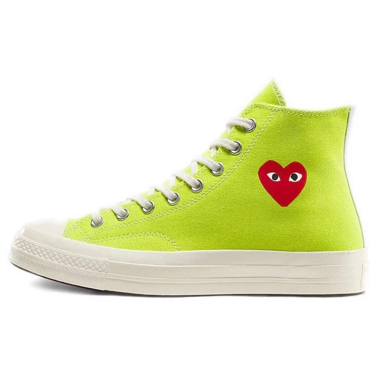 Converse x COMME des GARCONS PLAY Chuck 70 High «Bright Green» Converse x COMME des GARCONS PLAY Chuck 70 High «Bright Green»