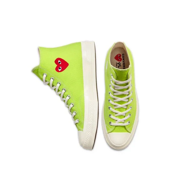 Converse x COMME des GARCONS PLAY Chuck 70 High «Bright Green» Converse x COMME des GARCONS PLAY Chuck 70 High «Bright Green»