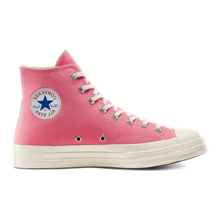 Converse x COMME des GARCONS PLAY Chuck 70 High «Bright Pink» Converse x COMME des GARCONS PLAY Chuck 70 High «Bright Pink»