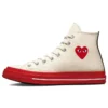 Converse x COMME des GARCONS PLAY Chuck 70 High «Pristine Red»