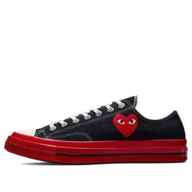 Converse x COMME des GARCONS PLAY Chuck 70 Low «Black Red»