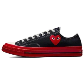 Converse x COMME des GARCONS PLAY Chuck 70 Low «Black Red»