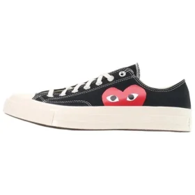 Converse x COMME des GARCONS PLAY Chuck 70 Low «Black White»