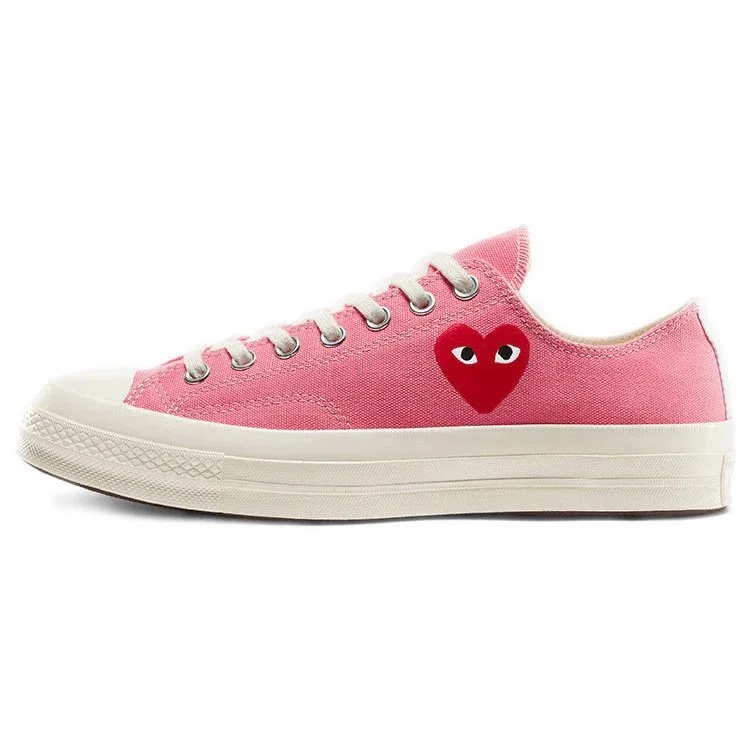Converse x COMME des GARCONS PLAY Chuck 70 Low «Bright Pink» Converse x COMME des GARCONS PLAY Chuck 70 Low «Bright Pink»