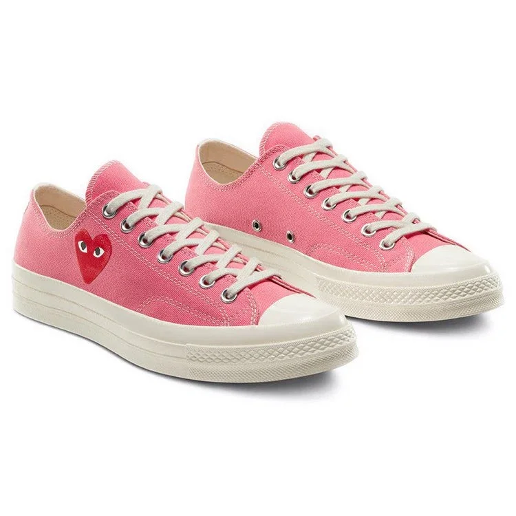 Converse x COMME des GARCONS PLAY Chuck 70 Low «Bright Pink» Converse x COMME des GARCONS PLAY Chuck 70 Low «Bright Pink»