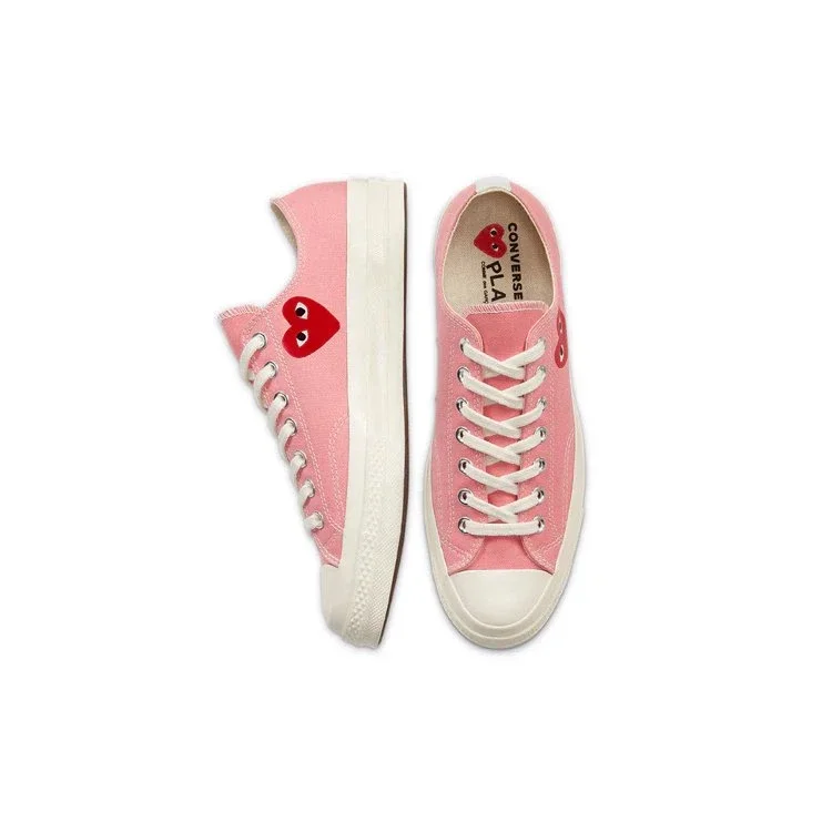 Converse x COMME des GARCONS PLAY Chuck 70 Low «Bright Pink» Converse x COMME des GARCONS PLAY Chuck 70 Low «Bright Pink»