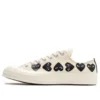 Converse x COMME des GARCONS PLAY Chuck 70 Low «Multi Heart – Blanco Negro»