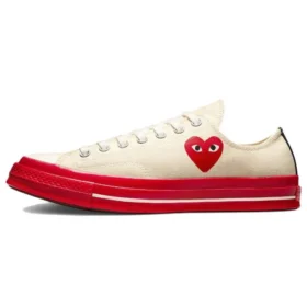 Converse x COMME des GARCONS PLAY Chuck 70 Low «Pristine Red»