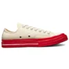 Converse x COMME des GARCONS PLAY Chuck 70 Low «Pristine Red»
