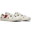 Converse x COMME des GARCONS PLAY Chuck 70 Low «White Polka Dot»