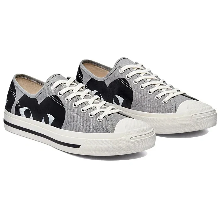 Converse x COMME des GARCONS PLAY Jack Purcell «Drizzle Black» Converse x COMME des GARCONS PLAY Jack Purcell «Drizzle Black»