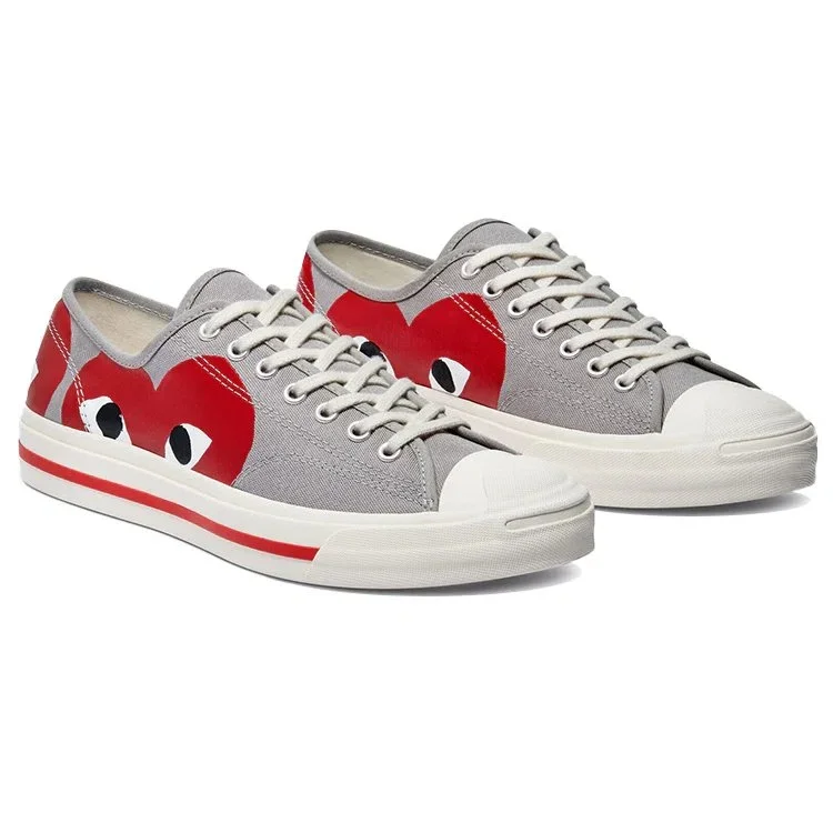 Converse x COMME des GARCONS PLAY Jack Purcell «Drizzle Red» Converse x COMME des GARCONS PLAY Jack Purcell «Drizzle Red»