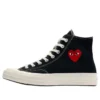 Converse x Comme des Garçons PLAY Chuck 70 Hi «Single Heart Black»