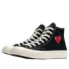 Converse x Comme des Garçons PLAY Chuck 70 Hi «Single Heart Black»