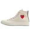Converse x Comme des Garçons PLAY Chuck 70 Hi «Single Heart Milk»