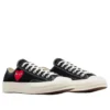 Converse x Comme des Garçons PLAY Chuck 70 Ox «Single Heart Black»