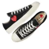 Converse x Comme des Garçons PLAY Chuck 70 Ox «Single Heart Black»