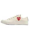 Converse x Comme des Garçons PLAY Chuck 70 Ox «Single Heart Milk»