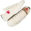 Converse x Comme des Garçons PLAY Chuck 70 Ox «Single Heart Milk»