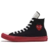 Converse x COMME des GARONS PLAY Chuck Taylor High «Black Red»
