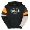 Converse x Rokit para hombre, suéter con empalmes cruzados, negro