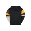 Converse x Rokit para hombre, suéter con empalmes cruzados, negro
