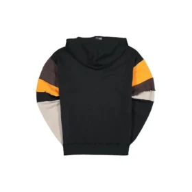 Converse x Rokit para hombre, suéter con empalmes cruzados, negro Converse x Rokit para hombre, suéter con empalmes cruzados, negro