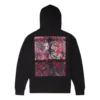 Converse x Shaniqwa Jarvis Suéter con estampado de flores cruzadas en la espalda, estilo para pareja, negro
