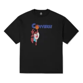 Converse x Space Jam: A New Legacy Court Ready Tee Tallas asiáticas «Negro»