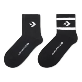 Core Twin Pack Mid-Crew Calcetines «Negro»