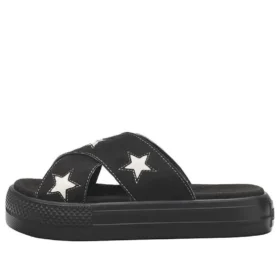 CV Sandal Plastic Crossbelt «Black White»