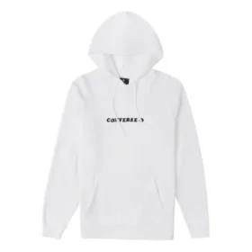 Estampado de letras, estilo casual para pareja, blanco
