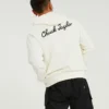 Estampado de letras, estilo deportivo para pareja, amarillo crema