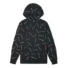 Estampado Love completo, estilo deportivo para pareja, negro