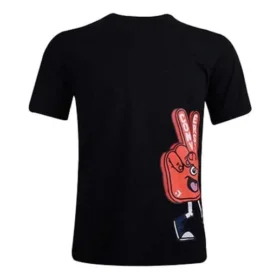 Estampado Manga corta Negro