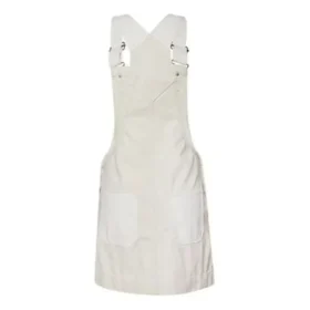 Falda informal con tirantes, tallas asiáticas, «Blanca»