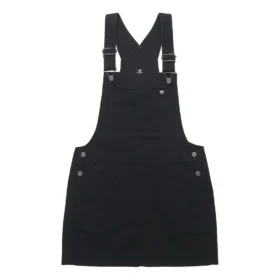 Falda informal con tirantes, tallas asiáticas «Negro»