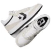 Fastbreak Pro de cuero y gamuza «Blanco, negro y beige»